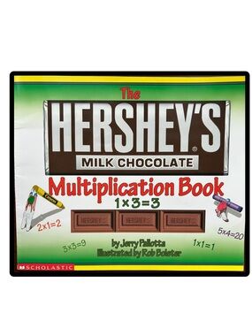 BUNDLE & SAVE 🍫 Hershey's Milk Chocolate Multiplication Book by Jerry Palotta